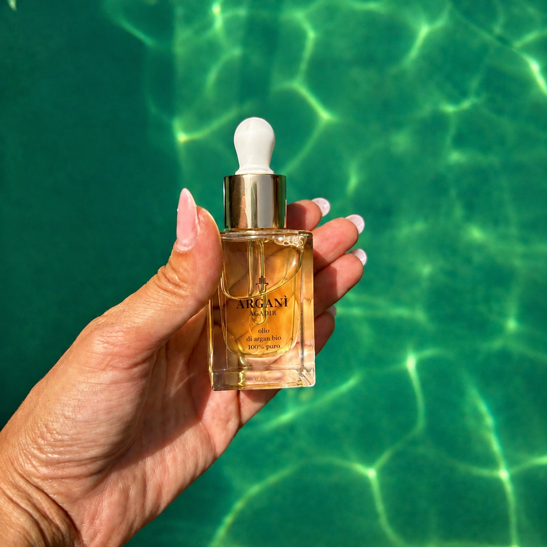 Pelle secca dopo il mare? L’olio di Argan la salva